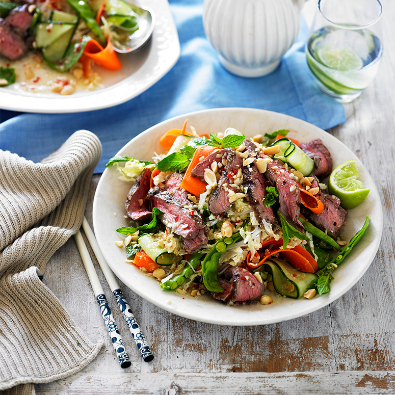 Vietnamese grilled beef salad