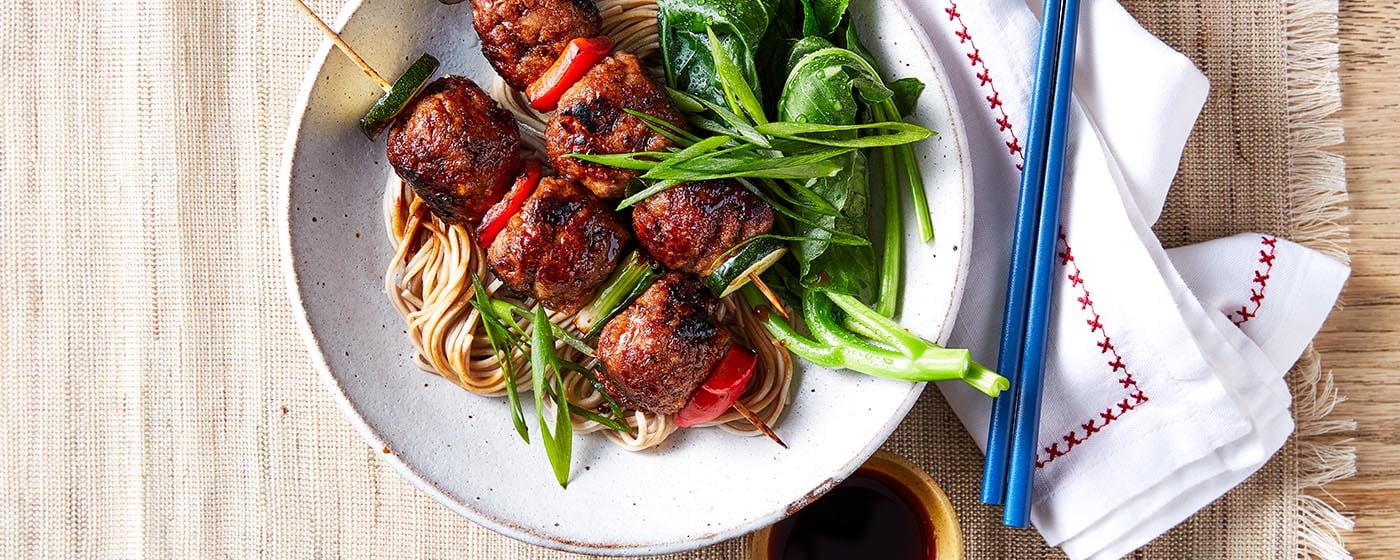 Teriyaki Beef Mince Skewers | Australian Beef - Recipes, Cooking Tips and More