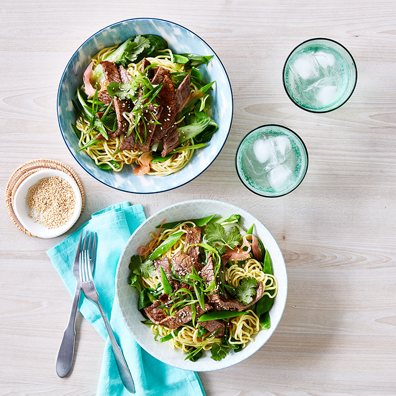 Beef teriyaki minute steaks