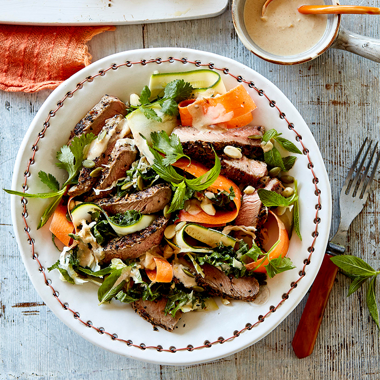 Beef sirloin superfood salad