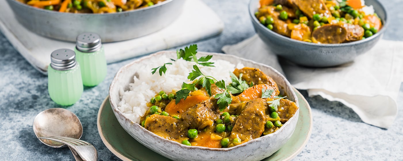 Curry Sausages | Australian Beef - Recipes, Cooking Tips and More