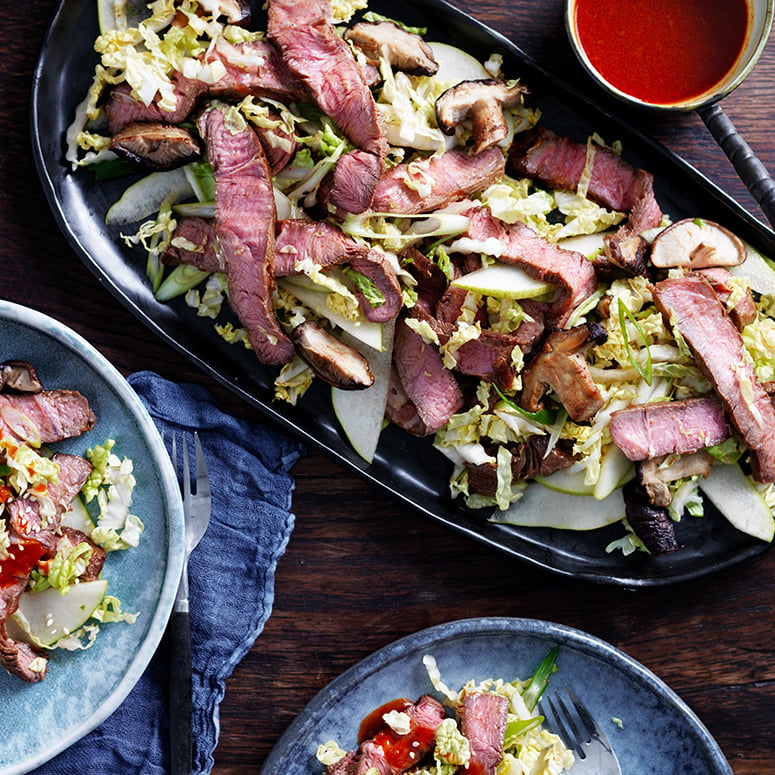 Korean beef and cabbage salad