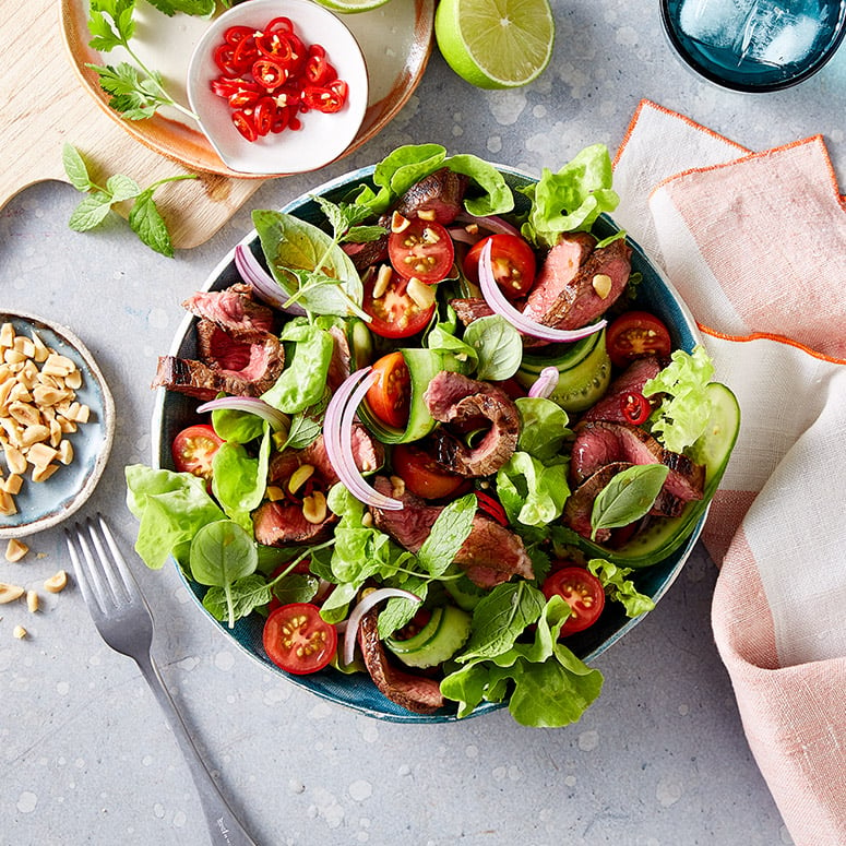 Healthy Thai Beef Salad