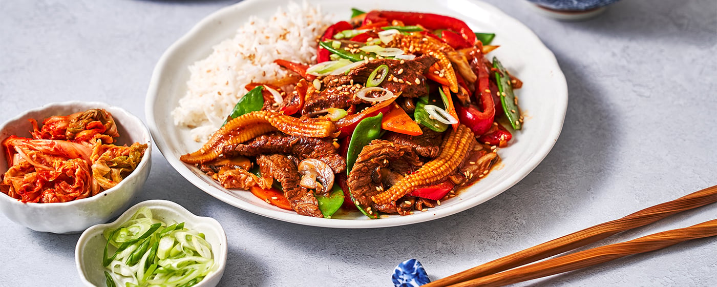 Sweet & Spicy Asian Beef Stir Fry | Australian Beef - Recipes, Cooking Tips and More