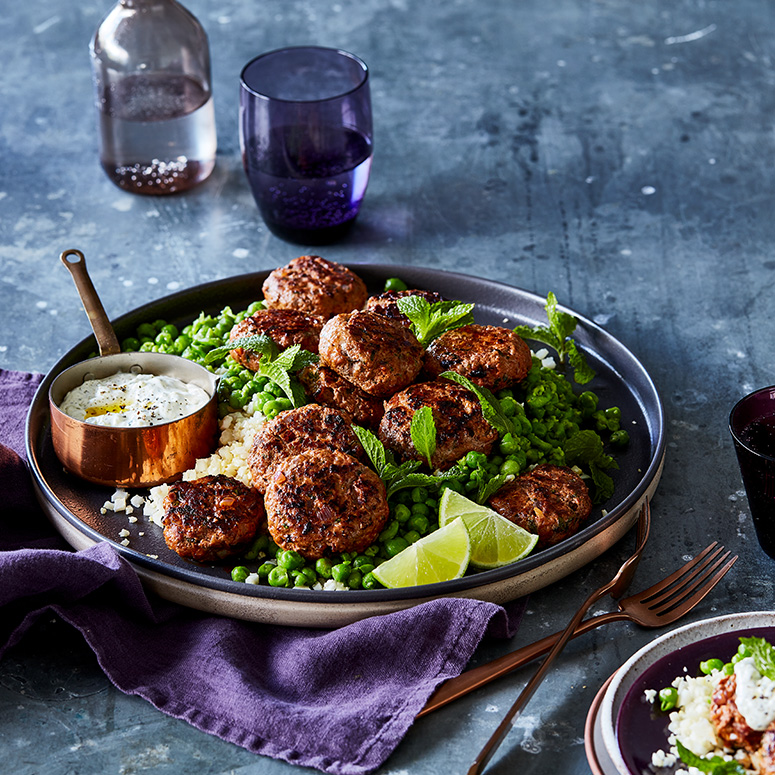 Tandoori beef rissoles