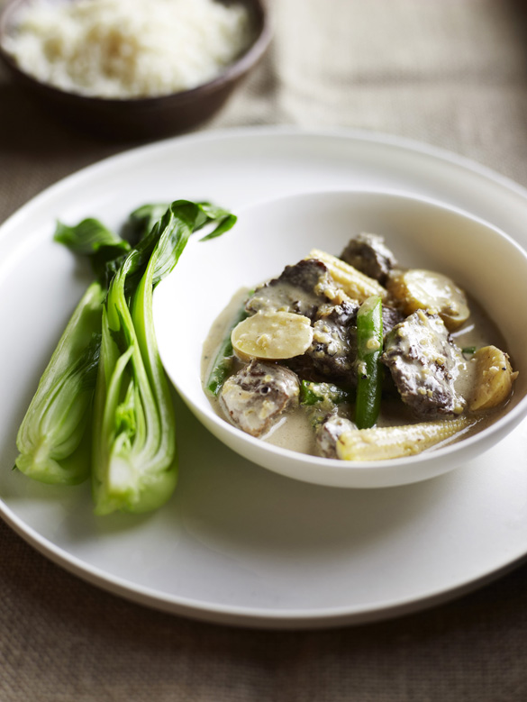 Slow simmered lemongrass coconut beef recipe Australian Beef
