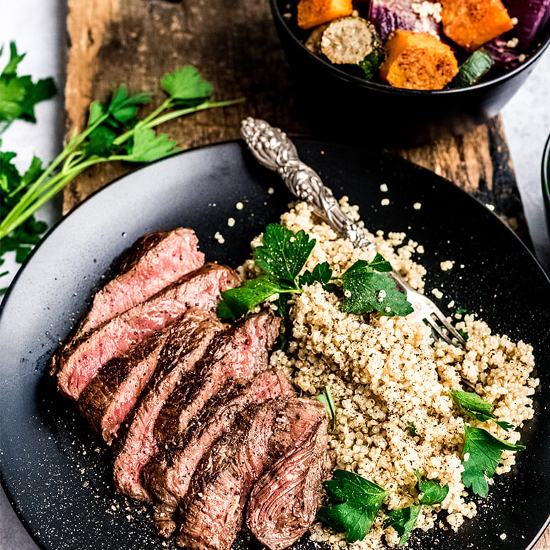 Roast Beef Rump with Winter Vegetables