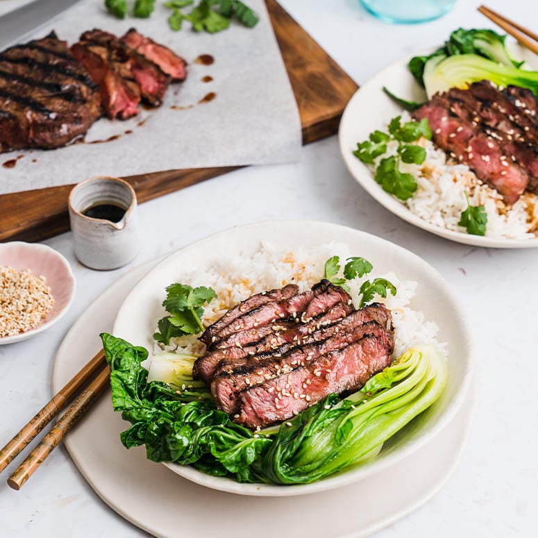 Honey-Soy Oyster Blade Steaks