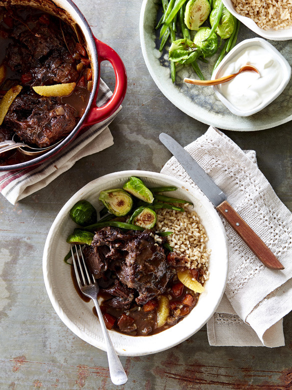 Orange braised beef cheeks recipe Australian Beef Recipes, Cooking