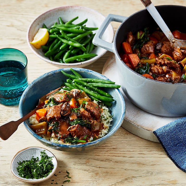 One Pot Balsamic Beef Braise