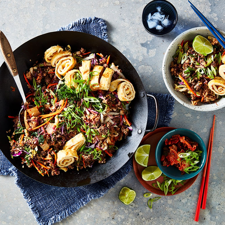 Kimchi Beef Fried Rice