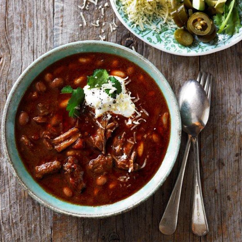 Oxtail chilli bowl