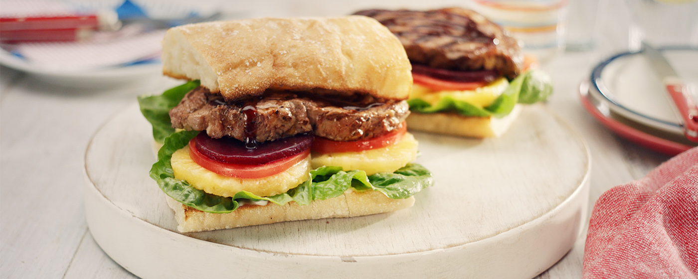 Aussie steak sandwich | Australian Beef - Recipes, Cooking Tips and More