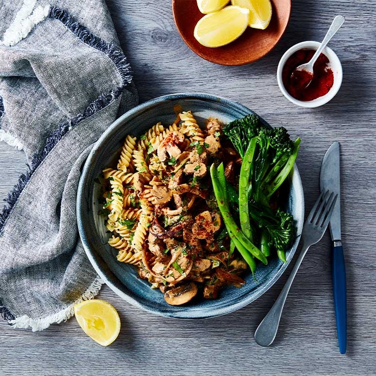 Healthy Beef Stroganoff