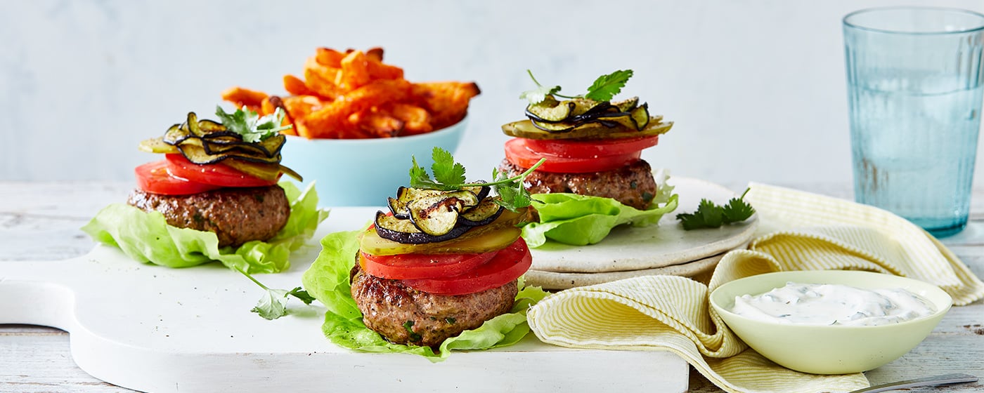 Naked beef burgers recipe | Australian Beef - Recipes, Cooking Tips and More