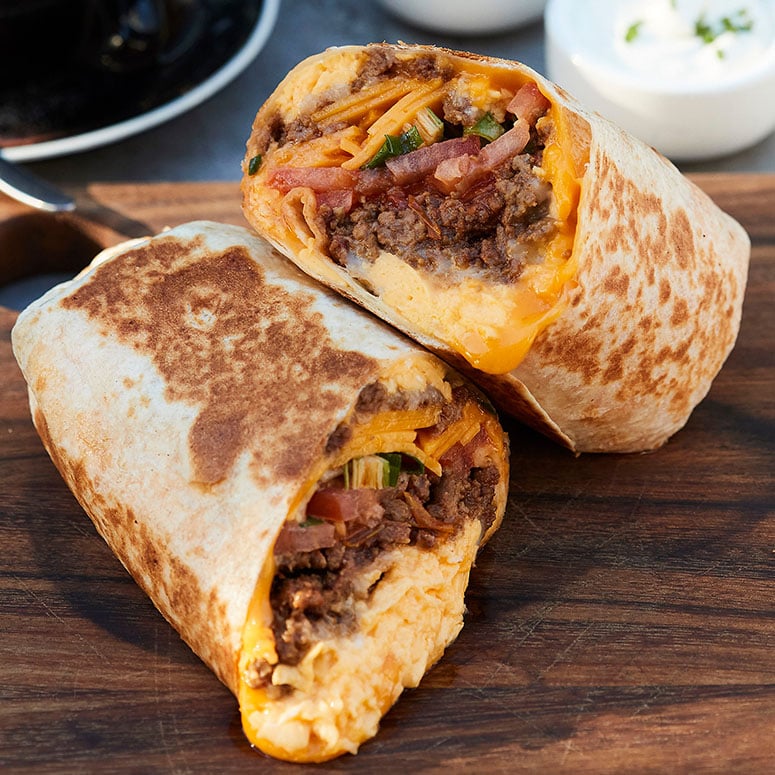 Beefy Breakfast Burrito