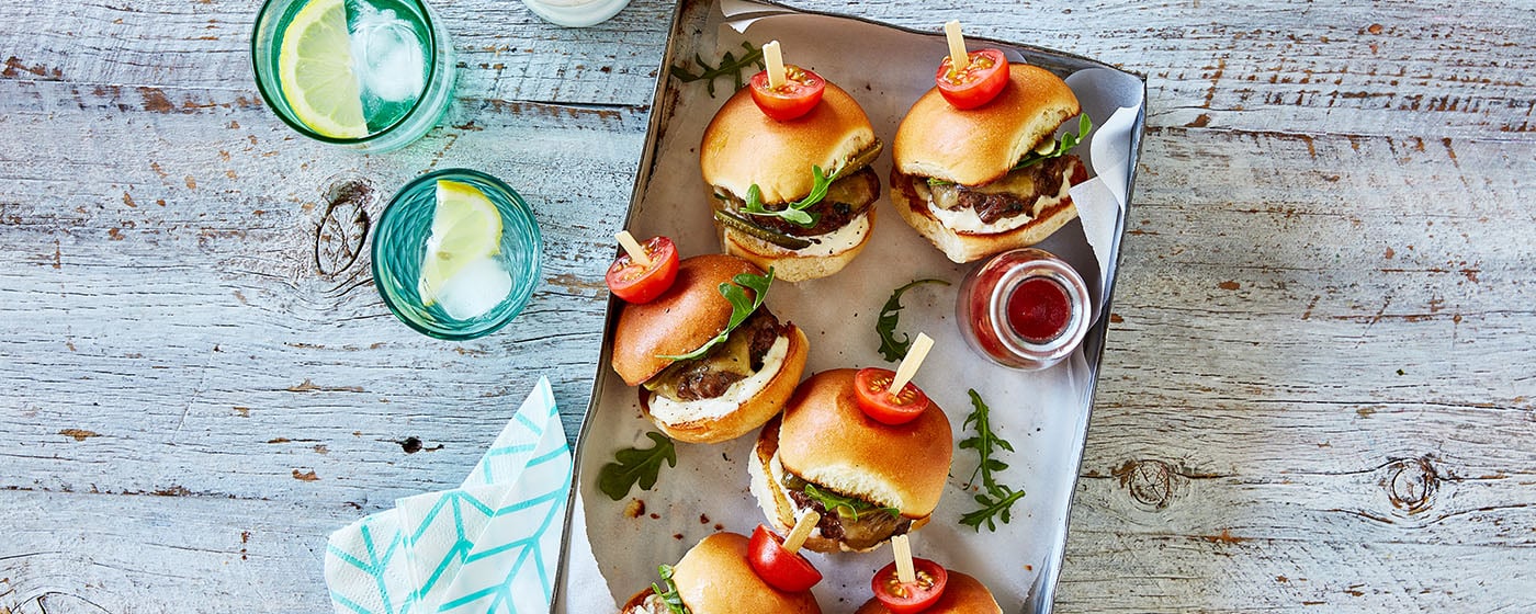 Mini beef sliders recipe | Australian Beef - Recipes, Cooking Tips and More