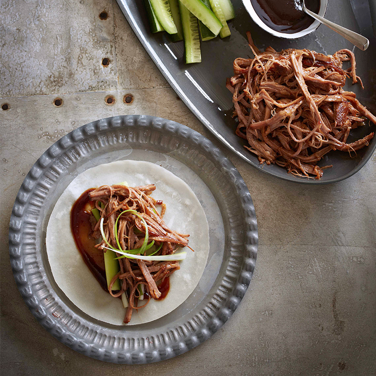 Hoisin and rice wine braised beef ribs