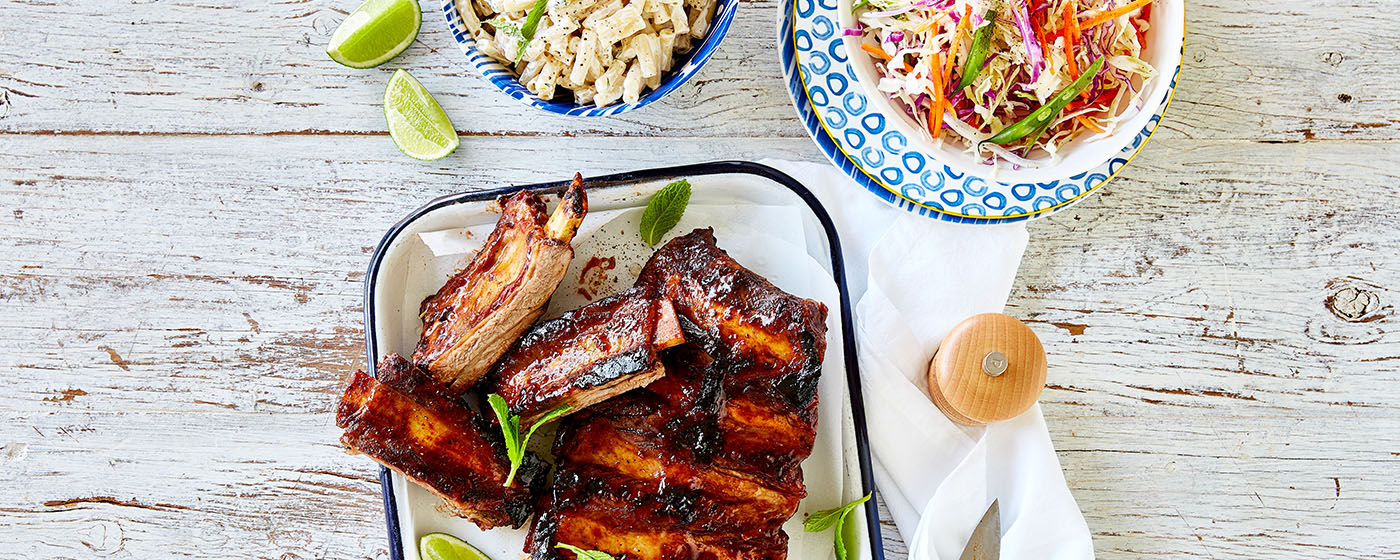 Hickory glazed beef ribs recipe | Australian Beef - Recipes, Cooking Tips and More