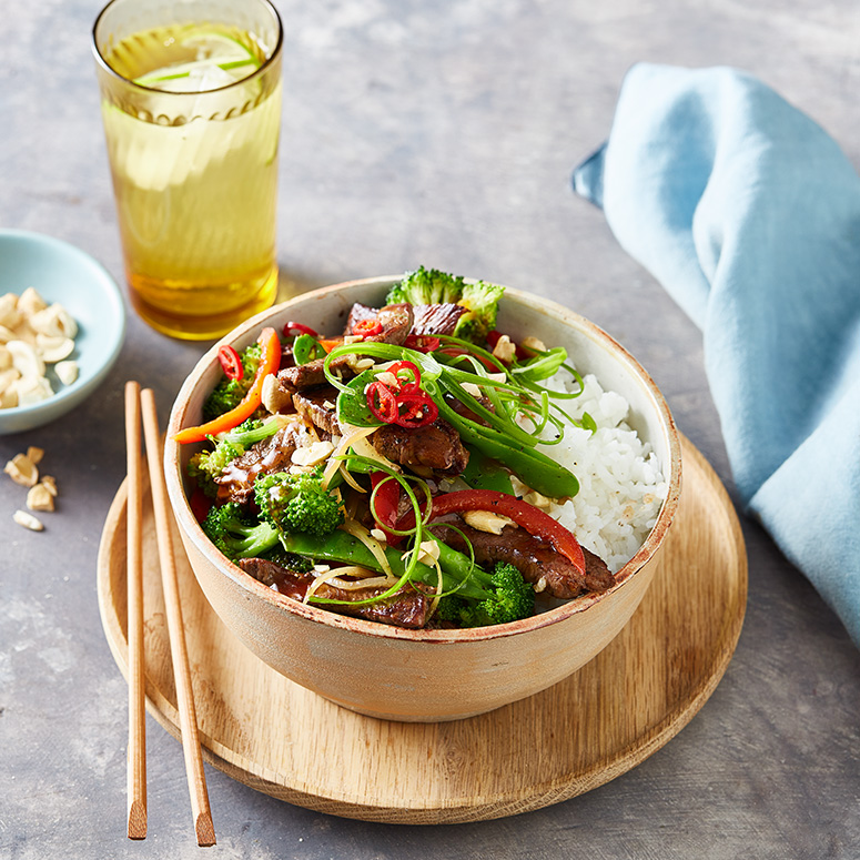 Beef and cashew Stir-fry