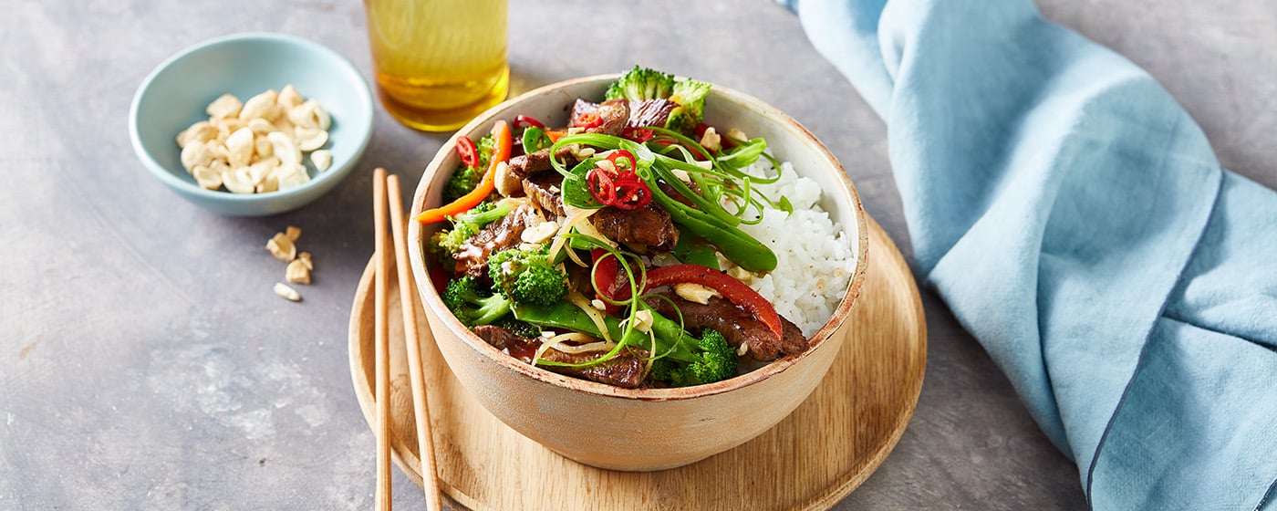 Beef and cashew Stir-fry
            |
Australian Beef - Recipes, Cooking Tips and More