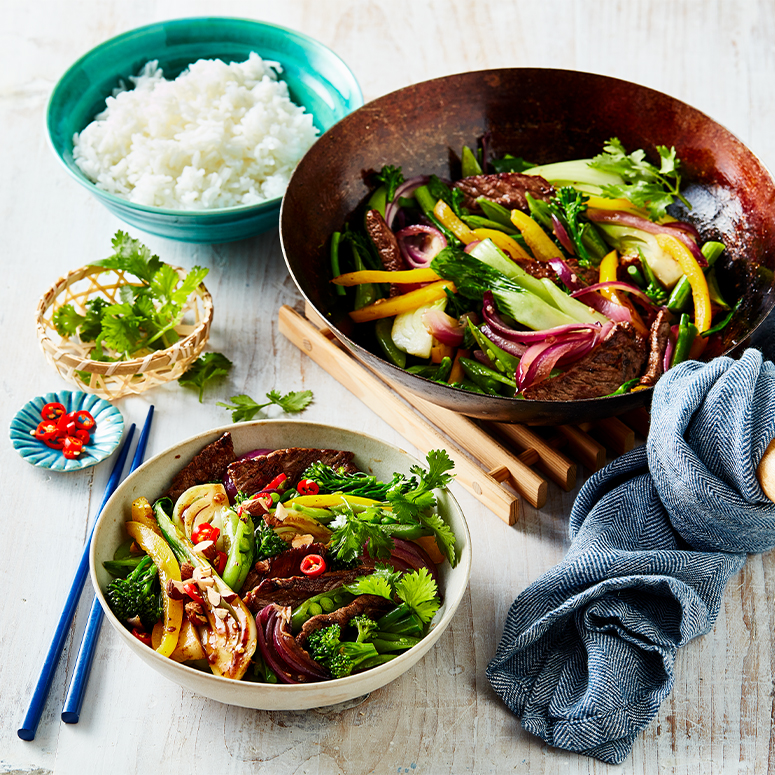 Beef and Greens Stir-Fry
