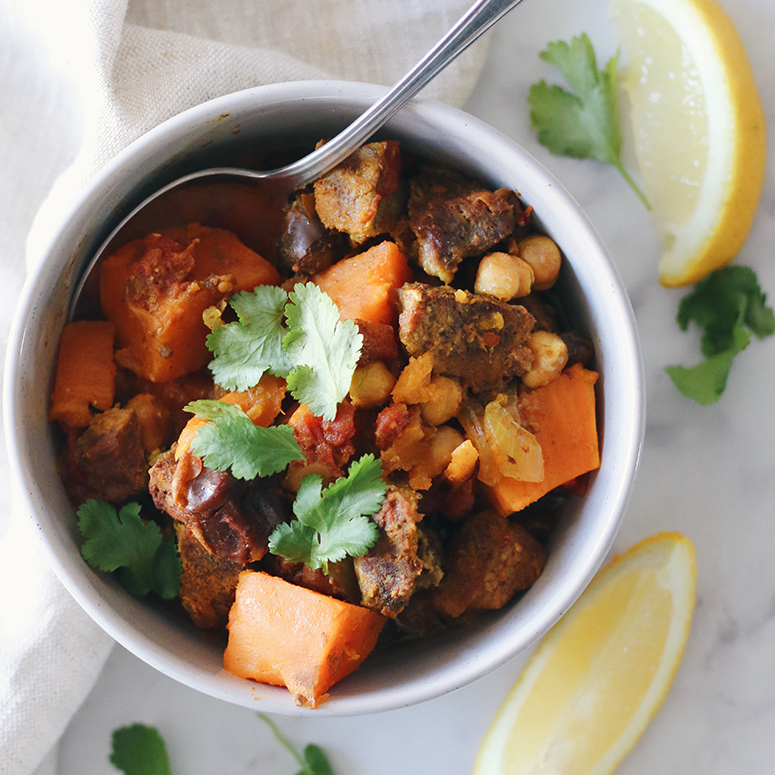 Moroccan Beef Tagine with sweet potato and dates