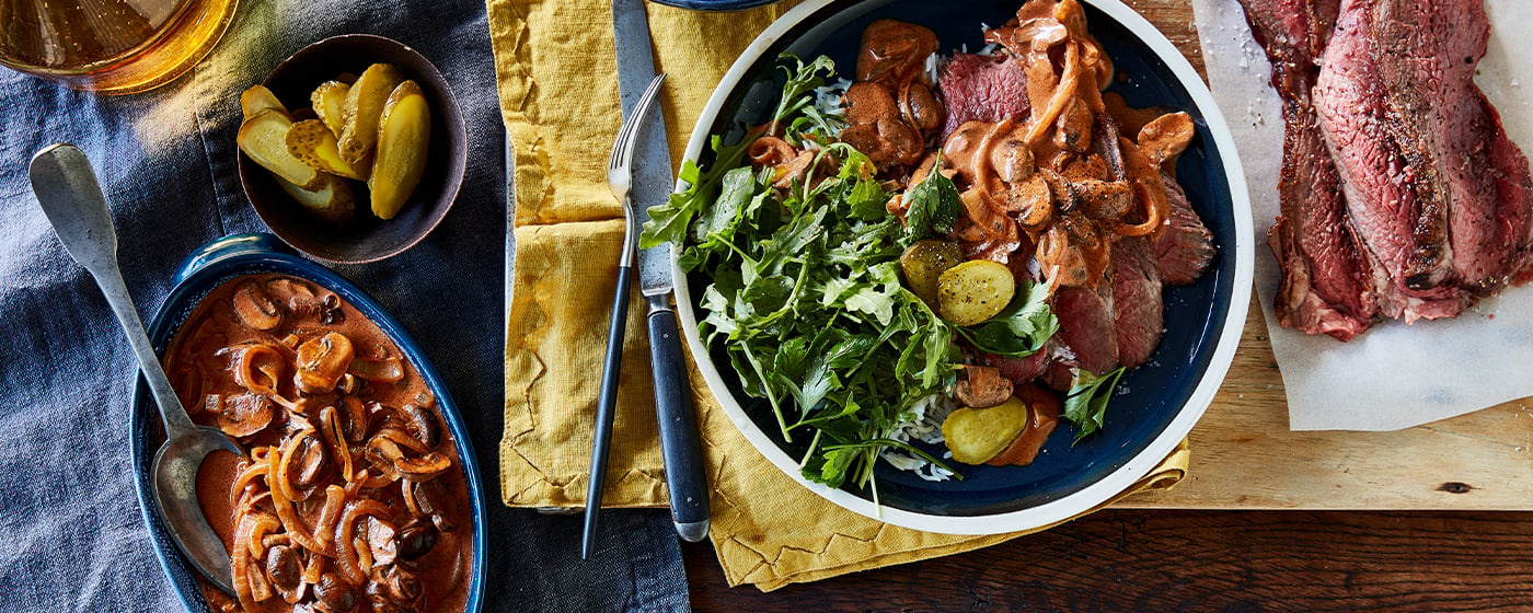 Roast beef stroganoff | Australian Beef - Recipes, Cooking Tips and More