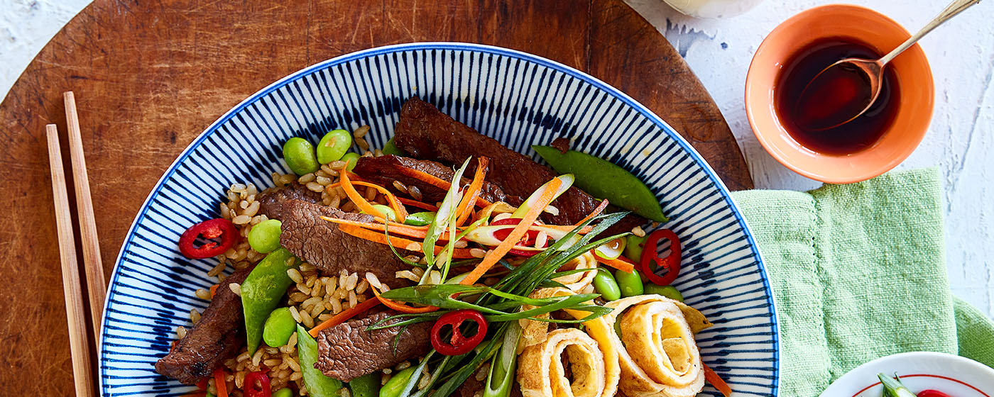 Japanese beef fried rice | Australian Beef - Recipes, Cooking Tips and More