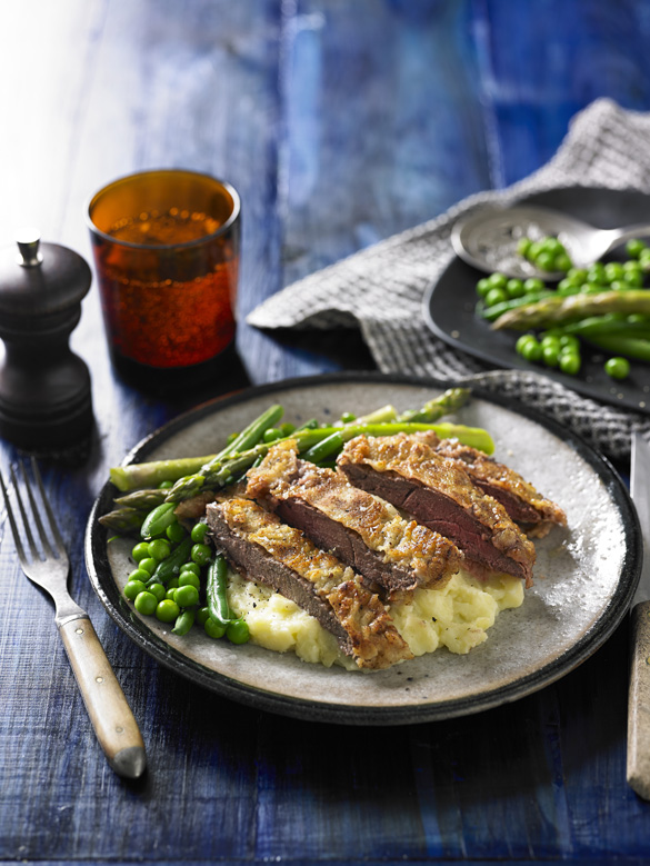 Cowboy steaks with gravy and mash recipe Australian Beef Recipes