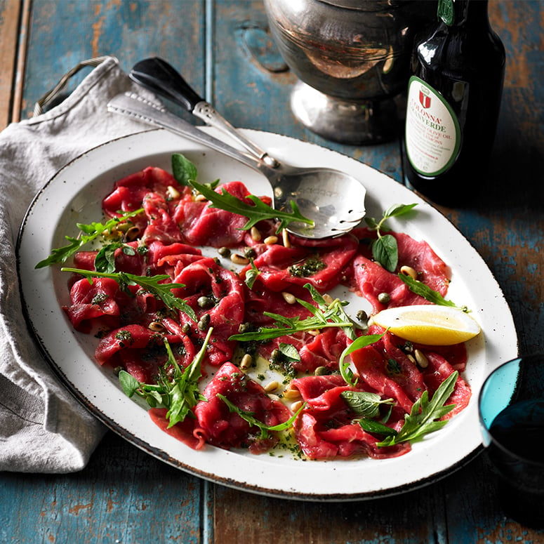 Italian beef carpaccio