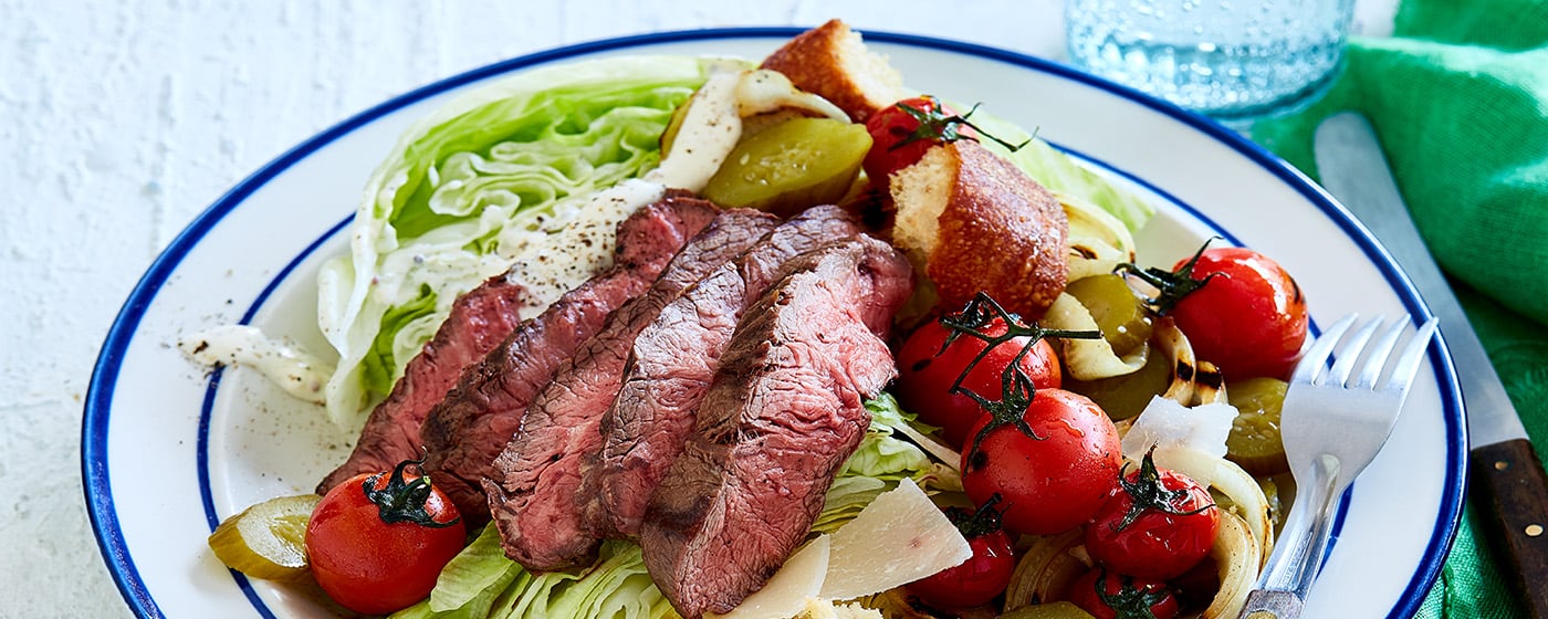 Steak sandwich salad recipe | Australian Beef - Recipes, Cooking Tips and More