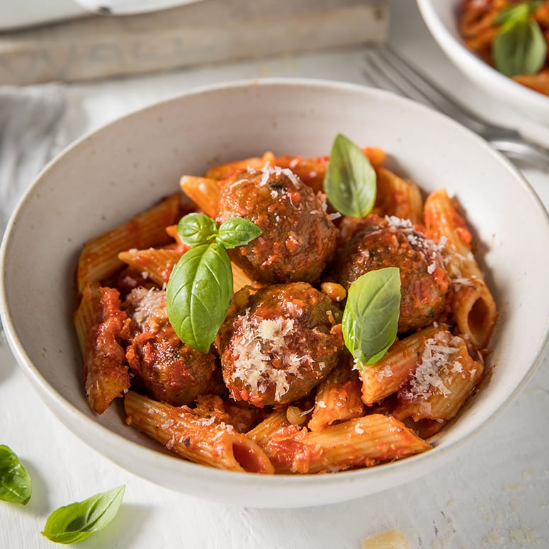 Beef sausage pasta bake by Andy Allen