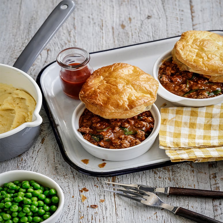 Deconstructed ‘Aussie’ meat pie