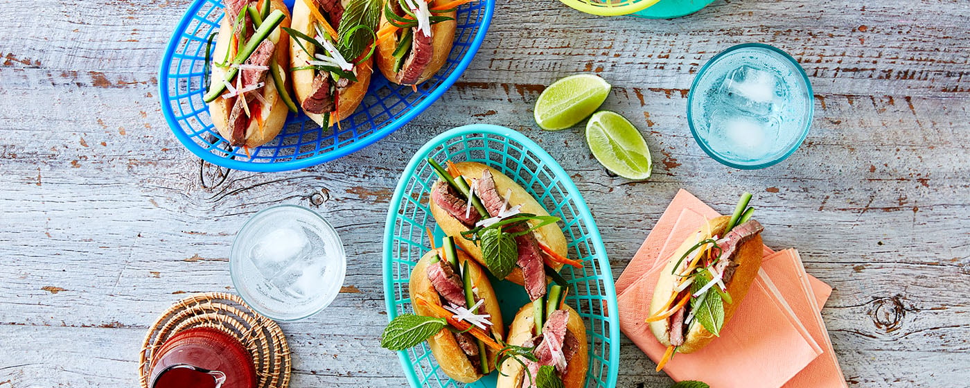 Mini beef banh mi recipe | Australian Beef - Recipes, Cooking Tips and More