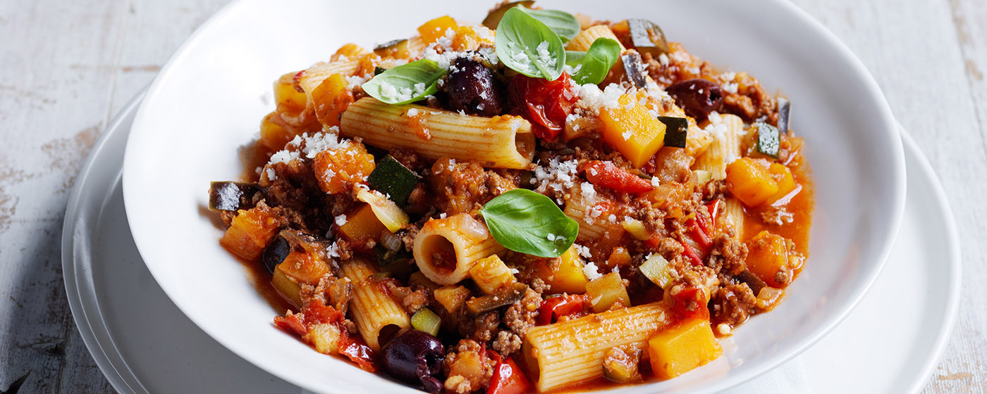 Beef Caponata Pasta | Australian Beef - Recipes, Cooking Tips and More