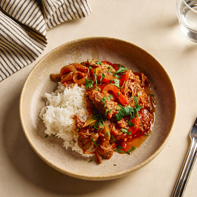 Cuban shredded beef recipe “Ropa vieja”