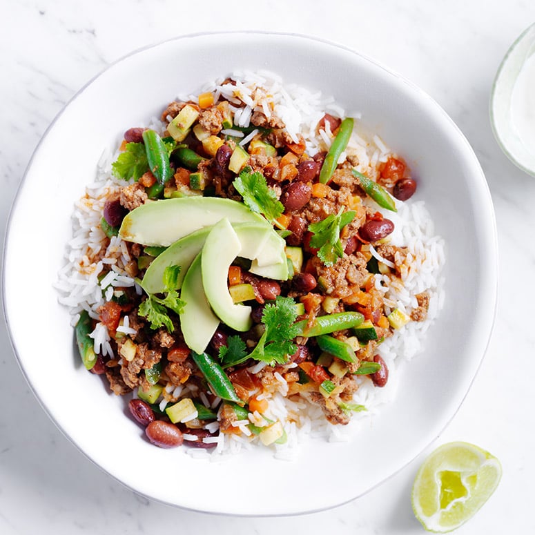 Mexican Beef and Kidney Beans