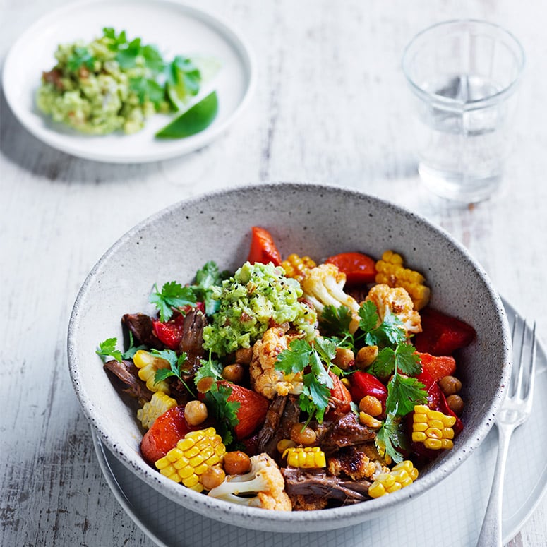 Mexican Pulled Beef Salad