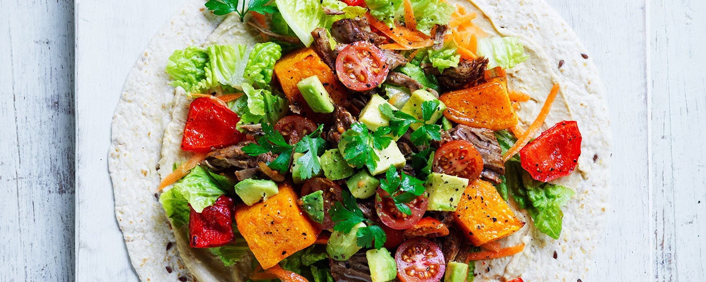 Pulled Beef Wrap | Australian Beef - Recipes, Cooking Tips and More